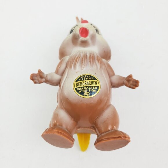 Walt Disney Production Vintage Chipmunk Behornchen Dale WDP German 1960s Figure - Picture 9 of 9